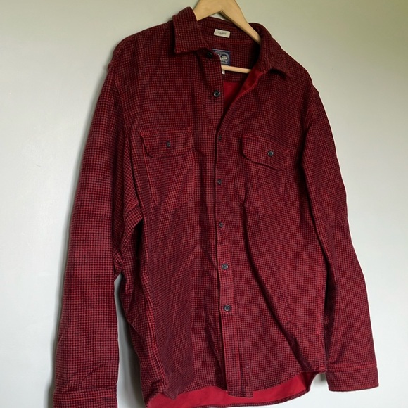 J. Crew red black gingham Button-Up Shirt - Picture 2 of 8